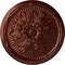 Ekena Millwork Luton Ceiling Medallion (Fits Canopies up to 3 1/2"), Hand-Painted Antique Copper, 21"OD x 2"P CM21LUACS - alternate 1